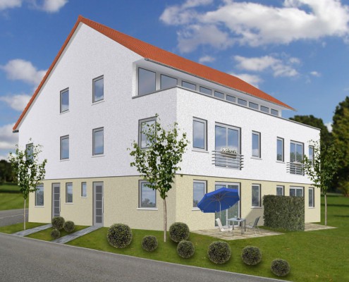 Phisto Wohnbau GmbH & Co. KG - Mehrfamilienhaus mit 4 Wohneinheiten in Freiberg am Neckar